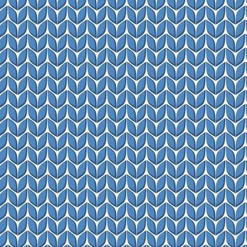 Metaball metallic pattern in gradient shade of blue Stock Illustration