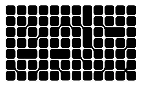 Metaball pattern organic. Circle Shapes Abstract Geometric Dot. Vector Stock Illustration