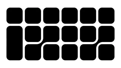 Metaball pattern organic. Circle Shapes Abstract Geometric Dot. Vector Stock Illustration