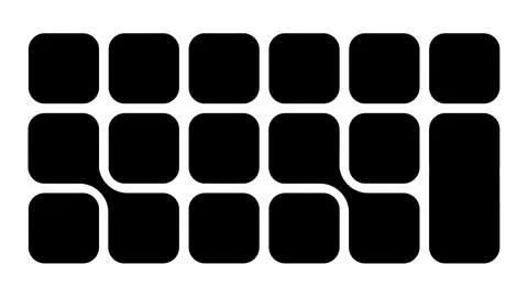 Metaball pattern organic. Circle Shapes Abstract Geometric Dot. Vector Stock Illustration