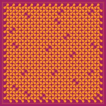 Metaballs pattern frame. Abstract background. Simple geometric shapes イラスト素材