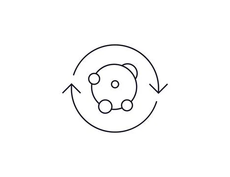 Metabolism, process icon. Vector illustration. Иллюстрация