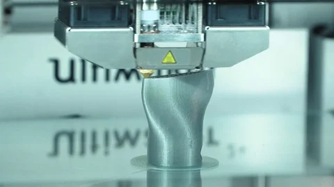 Metal 3D Printer Stock Footage 80466486
