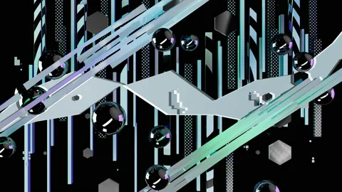 Metal abstract Stock Footage 219957491