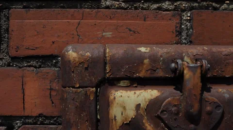 Metal and Brick Texture Stock Footage 33755006