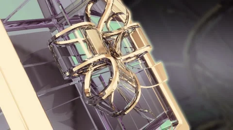 Metal and Framework Gift  Stock Footage 949747