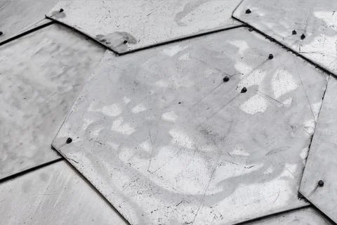 Metal armor plates surface texture. Foto stock