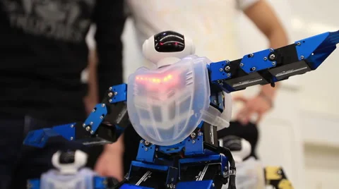 Metal arms Stock Footage 48148302