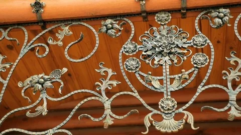 Metal art patterns. Stock Footage 75073794