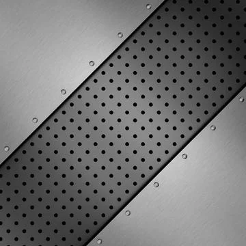 Metal background. 3D rendering. Stock Illustration