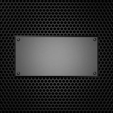 Metal background. 3D rendering. Stock Illustration