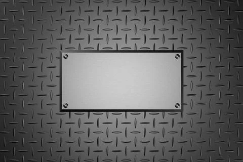 Metal background. 3D rendering. Illustrazione stock