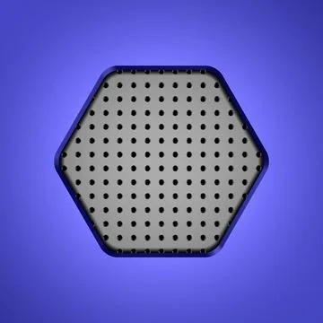 Metal background. 3D rendering. Stock Illustration