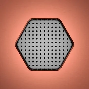 Metal background. 3D rendering. Stock Illustration