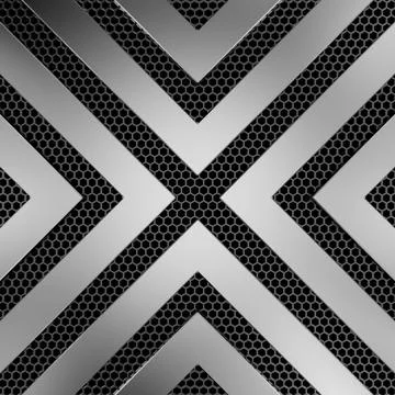 Metal background. 3D rendering. Stock Illustration