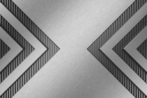 Metal background. 3D rendering. Stock Illustration