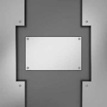 Metal background. 3D rendering. Stock Illustration