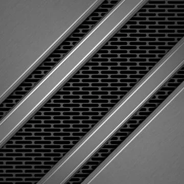 Metal background. 3D rendering. Stock Illustration