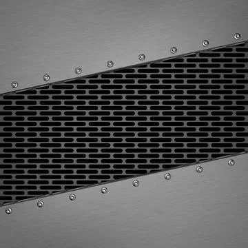Metal background. 3D rendering. Stock Illustration
