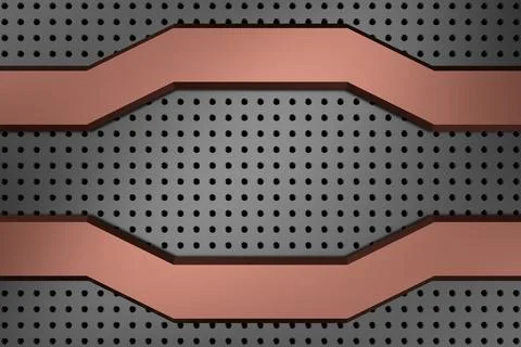 Metal background. 3D rendering. Stock Illustration