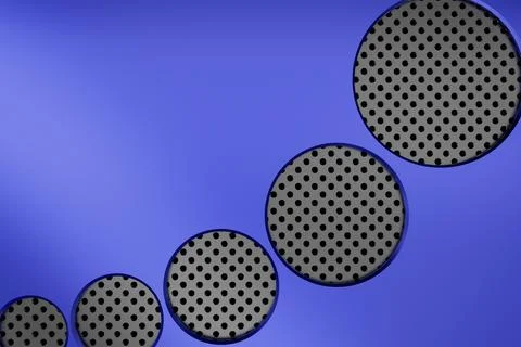 Metal background. 3D rendering. Stock Illustration