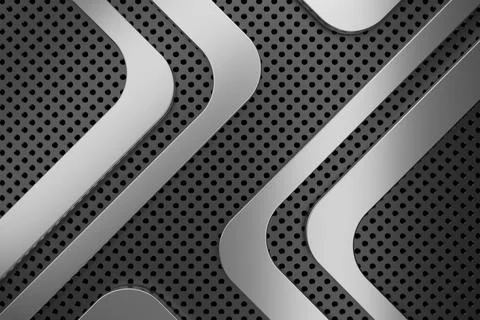 Metal background. 3D rendering. Stock Illustration