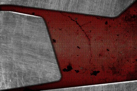Metal background and texture. Stock Illustration