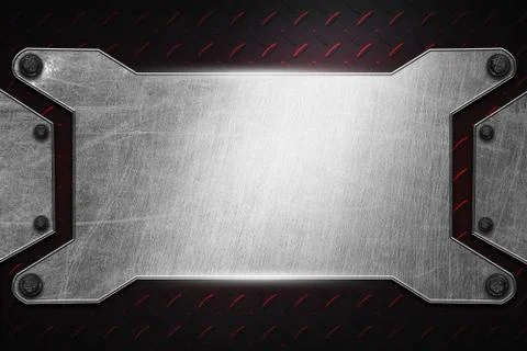 Metal background and texture. Stock Illustration