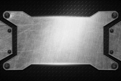 Metal background and texture. Stock Illustration