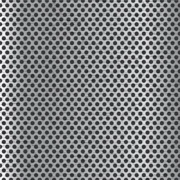 Metal background with circles Stock Illustration