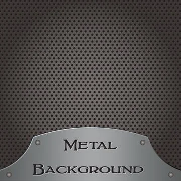 Metal Background Stock Illustration