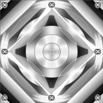 Metal background. Illustrazione stock