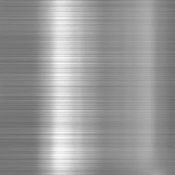 Metal background or texture of brushed aluminum plate Stock Illustration
