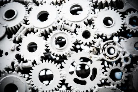 Metal background Stock Photos