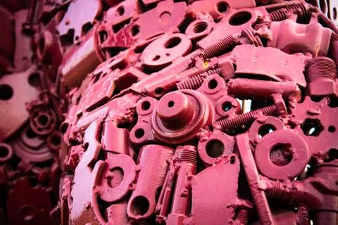 Metal background Stock Photos