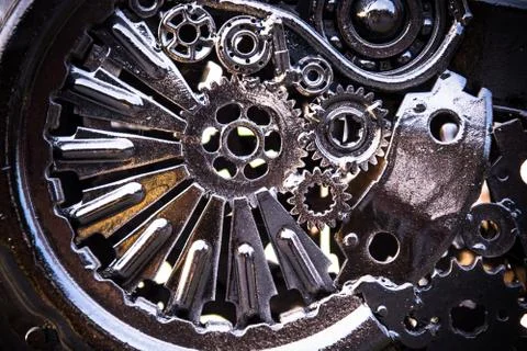 Metal background Stock Photos