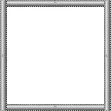 Metal background with rivets Illustrazione stock