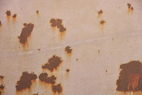 Metal background with rust stains Stock Photos