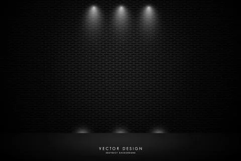 Metal background.Studio backdrop with spotlight   Stock Illustration