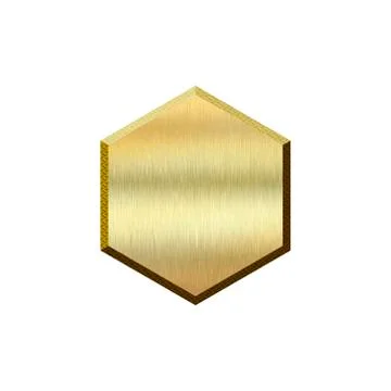 Metal badge in form of circle. 스톡 일러스트