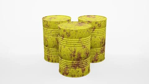 Metal barrel Stock Illustration