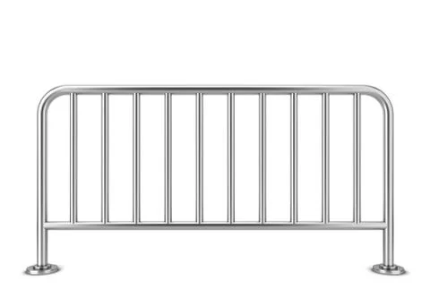Metal barrier Stock Illustration