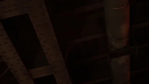 Metal beams Stock Footage 77383181