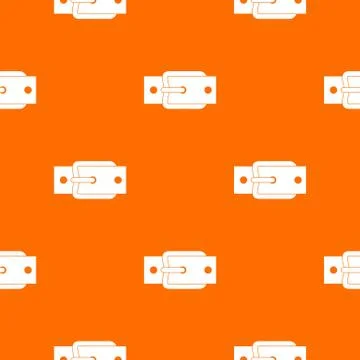 Metal belt buckle pattern seamless Ilustração Stock
