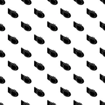 Metal belt buckle pattern seamless Ilustração Stock