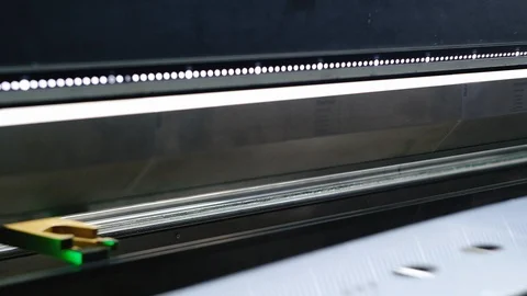 Metal bending on metal processing equipment Stock Footage 125012569