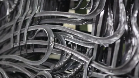 Metal blanks Stock Footage 92156072