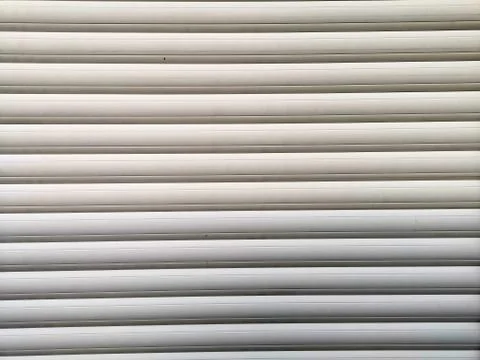 Metal Blinds with drawstring. Roller Shutter Background Foto stock