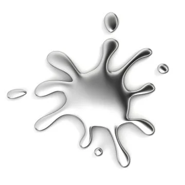Metal blot Stock Illustration