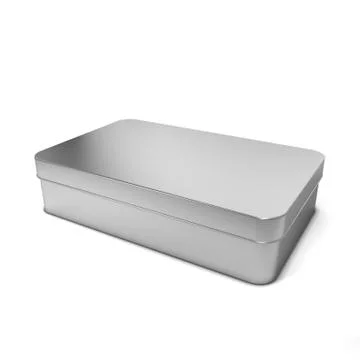 Metal box Illustrazione stock